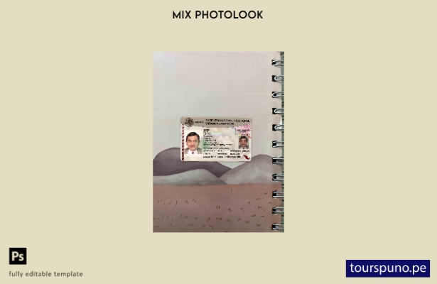 listo para imprimir México instituto nacional (versión) plantilla FRONTAL photol